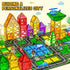 Set 3-5 4-8 5-7 Pack 42pcs KAEILORU Magnetic Tiles Road with Car Magnet Building Tile Toys for Kids Ages Magnetic