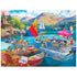 500 Summer RoseArt - Bigelow Illustrations - Boater's Lake Piece Jigsaw Puzzle, Lake Puzzle for Adults