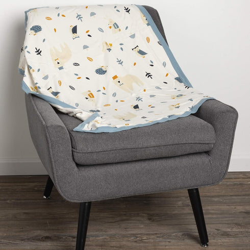 Primitives by Kathy Baby Blanket, 29" x 35", Blue - Woodland by Primitives by Kathy