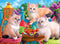 RoseArt - Fancy Cats - Kitten Tea Party - 750 Piece Jigsaw Puzzle for Adults