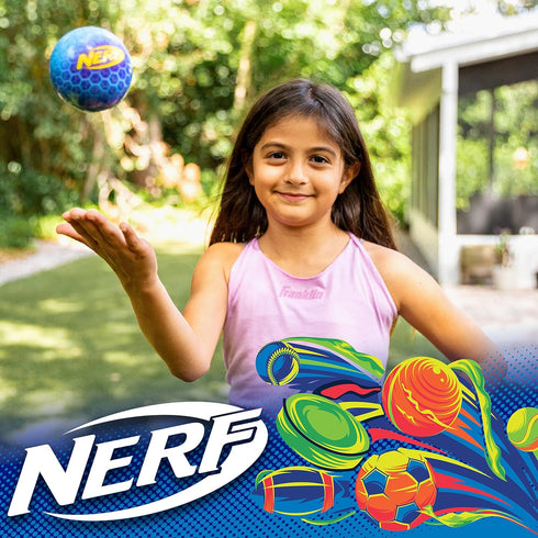 NERF Super High Bounce Ball - 2 Balls Included, Durable and Lightweight for Indoor and Outdoor Fun