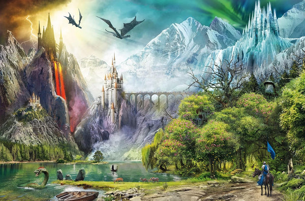 Ravensburger 3000-Piece Jigsaw Puzzle | Reign of Dragons | Family-Friendly Fun | Premium Craftsmanship | Ideal for