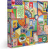 eeBoo: Piece and Love UFO Victorian Ladies - 1000 Piece Adult Square Jigsaw Puzzle for Families, Includes Glossy,