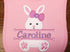 My1st Personalized Easter Bunny Bib for Baby Girl