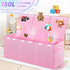 40"x14"x16" Mabahoo Extra Large Toy Box, Toybox for Kids Boys Girls, Collapsible Sturdy Toy Storage Organizer with Mesh