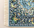 Blue Dollhouse Rug, Miniature Carpet for 3” to 12” Dolls, 10 x 7 Rectangle Toy House Accessory Decor