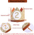 Baby Crown for 2nd Birthday - Second Birthday Party Decoration, Glitter Crown Hat