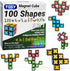 TOSY Magnet Cube 2x2 - 8 Blocks, 2in1 Toy: 2x2x2 Puzzle Cube