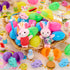 100 JOYIN Pcs Prefilled Easter Eggs with Toys Plus Stickers, Filled with Toys Party Favors for Kids Boys Girls Easter