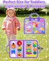 Walenty Busy Board Montessori Toys for Toddler Boy Girl Birthday Gifts, Busy Book Sensory Learning Toys for Toddlers