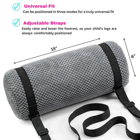 1.0 Count Swanoo, Car Seat Foot Rest for Kids Car Seat Accessories Leg Rest for Car Seat Kids Car Foot Rest with Extra