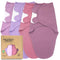 Bublo Baby Swaddles for Newborns 4-Pack Infant Swaddles 0-3 Months Adjustable Swaddle