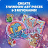 6 1500+ 3 3 Blue Marble Ultimate Diamond Painting Kit for Kids Craft Activities with Gems, Make Window Art Pieces