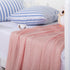 30x40 Inches NTBAY Cable Knit Cooling Toddler Blanket, Soft and Breathable Baby Blanket Made from Rayon Derived from