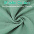 2 Pack 28"x 52" Green & Grey Muslin Cotton Crib Sheets for Girls & Boys-Neutral Breathable Crib Mattress Protector