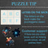 Larkipuzz 1000 Funny Cat Stars Puzzles for Adults Pieces, Cute Mystery Kitten Animal Jigsaw Puzzles, Art Difficult