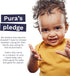 Pura Size 1 Eco-Friendly Diapers (4-11lbs), Hypoallergenic Soft Organic Cotton, 3 Packs of 32