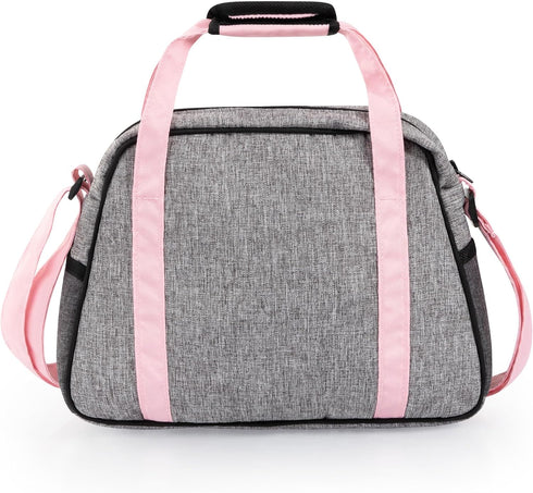 Bayer Design: Nursery Set - Doll Bag Set in Grey, Pink, Unicorn with Changing Mat & Diaper, Adjustable Shoulder Strap