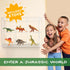 W&O Dino Paradise Play Tent with Roar Button, Dinosaur Toys and LED Lights - Epic Pop Up Tent for Boys & Girls