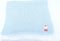 Sanjit Knitted Crochet Finished Blue Cotton White Trim Baby Blanket with Santa