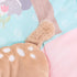 CribMATE 3 Set Set Pieces Pink Animal Nursery Crib Bedding for Girls Quilt/Fitted Sheet/Skirt Baby Girl Embroidery Deer