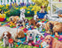 Springbok Playful Pups on Parade, 1000 Piece Puzzle for Adults and Families, Adorable Display of Puppies