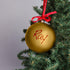 Tiny Ideas Christmas Baby's Handprint Ball Ornament, DIY Classic Hanging Bauble, Newborn Holiday Keepsake Gift