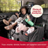 9 Lusso Gear Car Seat Organizer - Built-In Car Cup Holders & Mesh Pockets - Foldable Back Seat Organizer with Handles