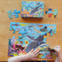 eeBoo: Sharks & Friends - 20 Piece Puzzle - 15 x 11 Kids Jigsaw, Glossy Pieces, Ages 3+