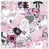 100 Pcs Cute Aesthetic Kawaii Stickers for Girls | Pink Anime Girl Stickers, Laptop Stickers for Women, Waterproof