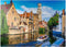 MyPuzzle Historical City Center with Canal in Bruges - Premium 1000 Piece Jigsaw Puzzle for Adults