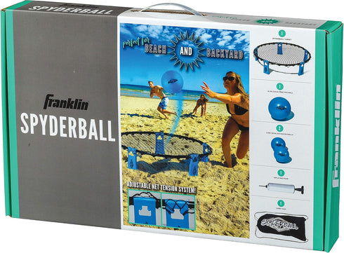 Franklin Sports Spyderball Game Set - Includes 3 Balls, Carrying Case, and Rules for Outdoors, Indoors, Yard, Lawn,