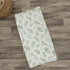 Organic Muslin Changing Pad Cover, Fitted Baby Changing Mat, Soft and Breathable, Eucalyptus Leaves, 16”x32”