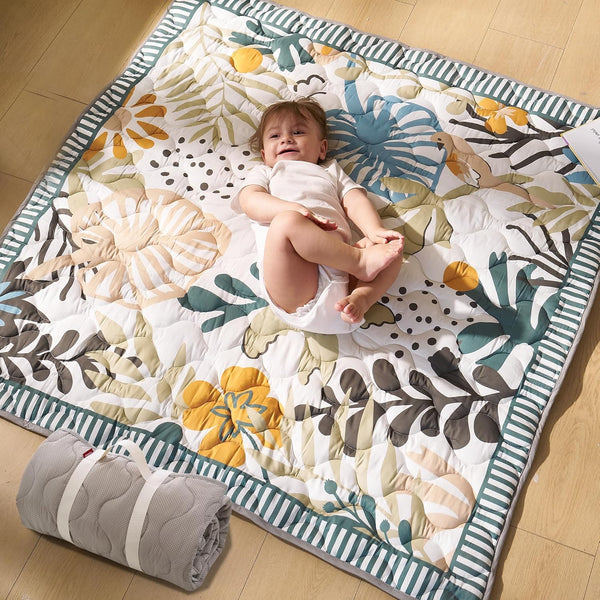 Momcozy Baby Play Mat for Floor, 50x50 Thickened Playpen Mat, Playmate for
