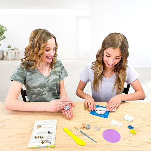 8 9 10 11 12-14 Hapinest Make Your Own Clay Jewelry Dish Craft Kit for Girls for Girls Ages Years Old & Up