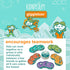 Exercise Dice & Activity Coins, Soft Foam 6-Sided Movement Dice Fun Educational Classroom Gym Learning Game for Ages 4