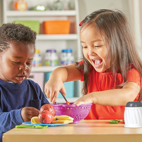 20 2+ Learning Resources New Sprouts Pasta Time - Pieces, Ages Pretend Play Food for Toddlers, Preschool Learning Toys