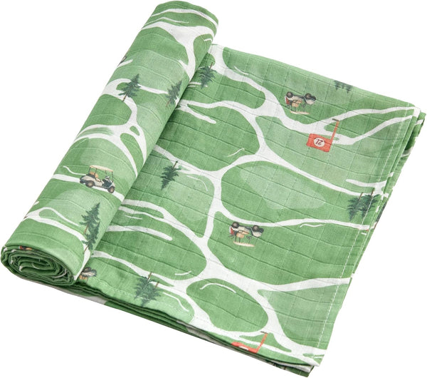 Muslin Swaddle Blankets for Newborn, Large 47"x47" Soft Breathable Bamboo Cotton Baby