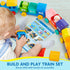 1 2 3 Counting, 9 Play-Act Learning Toy for Toddlers Years Old, Matching & Sorting Montessori Learning Farm Train
