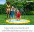 SWIMLINE 68 Inch Sprinkler Mat and Splash Play Mini Pool Outdoor Water Toy Safari Adventure | for Kids and Family Fun |
