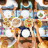 Patelai 4 Pcs Kids Placemats - Educational Non-Slip, Washable, Reusable Plastic for Dining Table, Learning