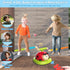 3 1 3-5, 5-7 4-8 Engfa in Musical Jump, Toss Ring Game and Stomping Launch Rocket Launcher for Kids Toys for Girls Boys