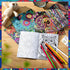 24 Liliful Pcs Mindful Coloring Book Bulk for Adult DIY Art Stress Relief Drawing Book with Relaxing Mindfulness
