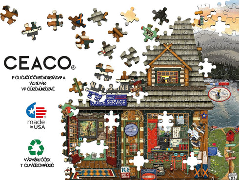 Ceaco - Frank's Fishing Store 750 Piece Jigsaw Puzzle