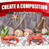 2PCS Plastic Red Crabs – Realistic Fake Crab Decor, Ocean Animal Figurine for Party Decorations and Kitchen Decor