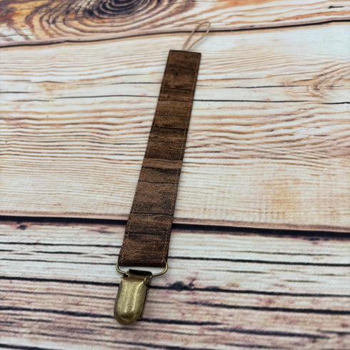 Pack 3 Western Cowboy Of Fabric Pacifier Clip Holder for Infant Baby Boy And Girl, Universal Fit for Binky, Soothers