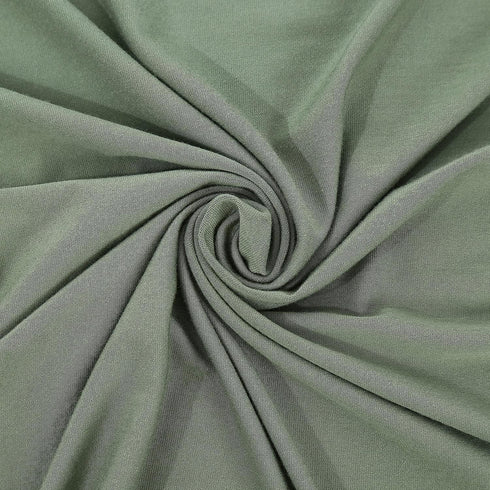 Large Rayon Jersey Knitted Swaddle Blanket for Baby, Soft Stretchy Receiving Blanket with Hat, 47 x 47 inches (Sage)