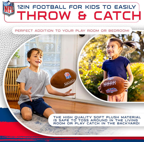 Franklin Sports MyFirst Kids Soft Plush Sports Balls, Stuffed Basketball, Baseball & Football for Indoor Fun, Ages 3+