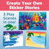 Creativity For Kids Sensory Sticker Playset, Magical Undersea Adventures, 50+ Sensory Stickers and Scenes