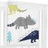 Sweet Jojo Designs Mod Dino Boy Milestone Blanket Monthly Newborn First Year Growth Mat Baby Shower Memory Keepsake